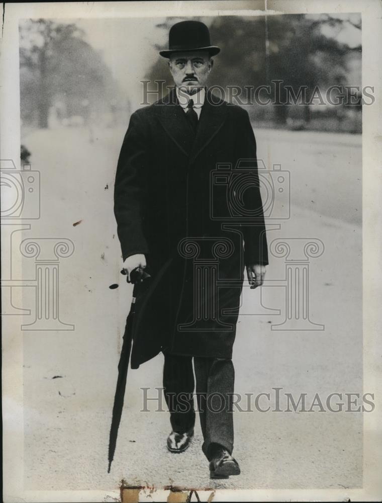 1934 Press Photo Death of Marko F. Popovich reveals presence of Prince Milo - Historic Images