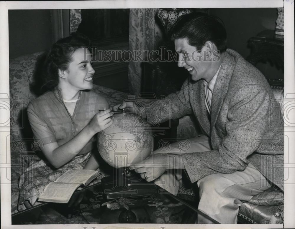 1953 Press Photo Child Evangelists Renee &amp; Richard - Historic Images