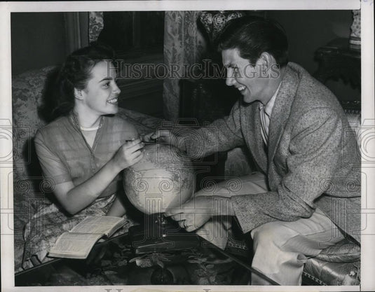 1953 Press Photo Child Evangelists Renee & Richard - Historic Images