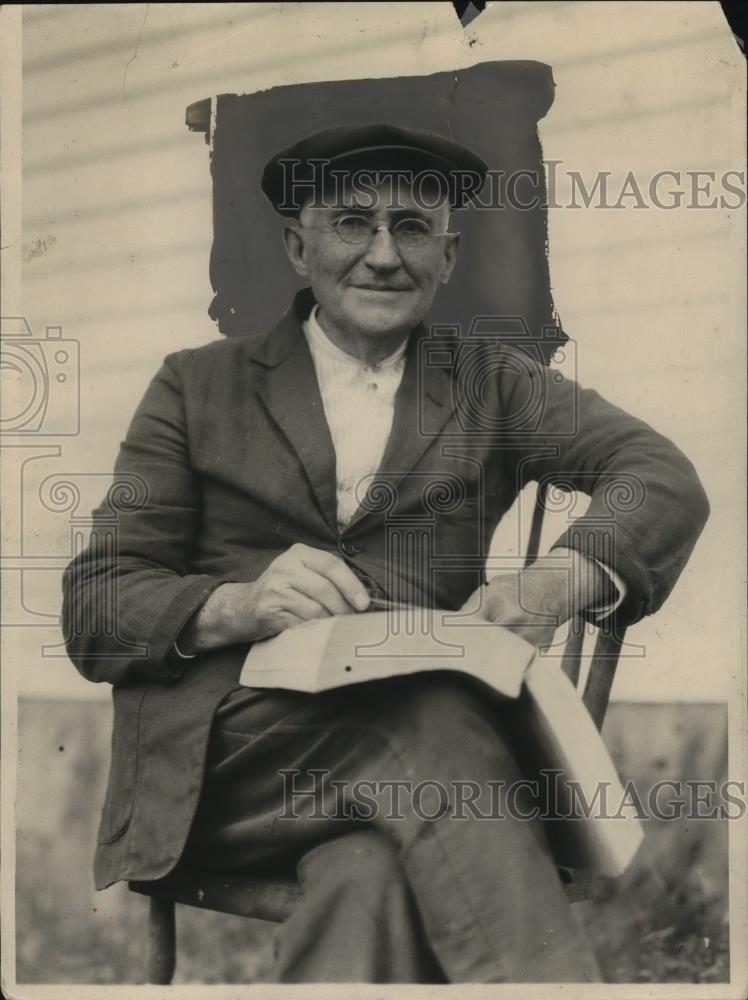 1924 Press Photo Cyrus B Haldeman Mathematician - Historic Images