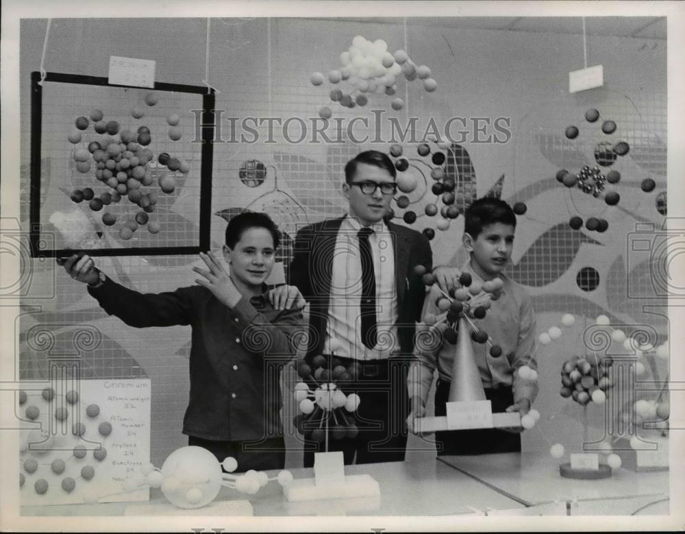 1968 Press Photo Science project Brookview Elem A Weber, G Flood, B Musial - Historic Images