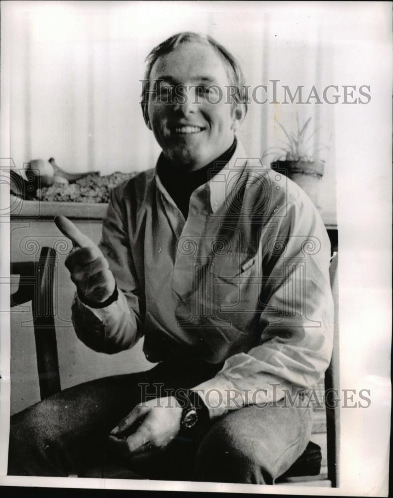 1968 Press Photo of Billy Kidd an American star skier. - Historic Images