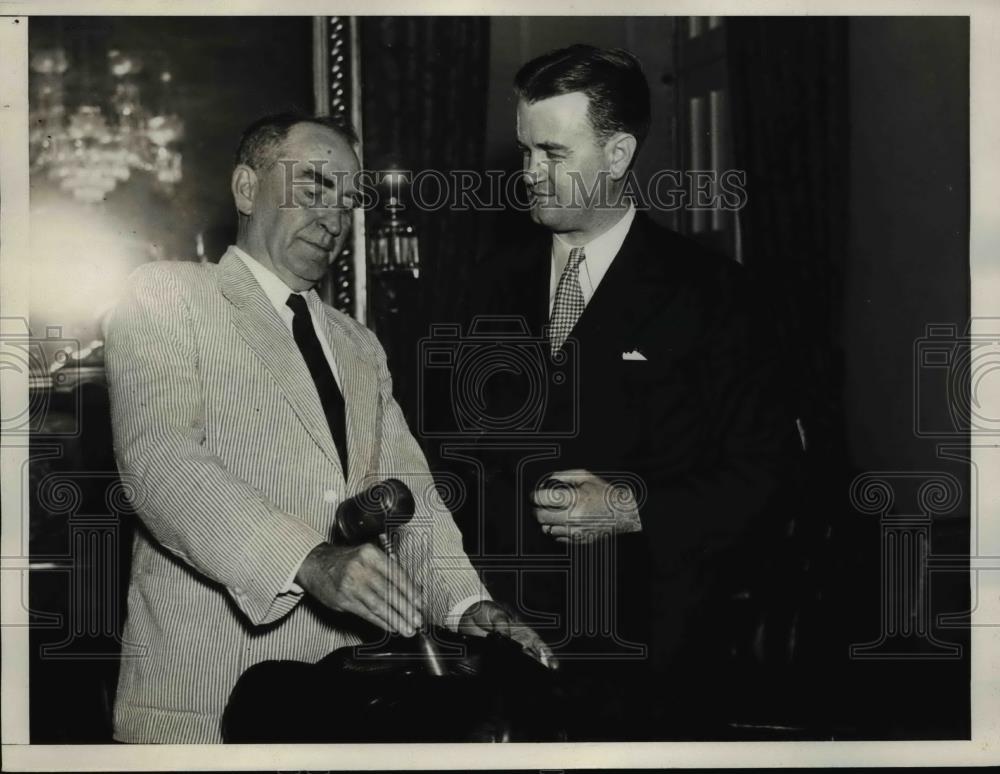 1936 Press Photo Wash DC House Speaker William B Bankheaf D of Ala, Wm Roy - Historic Images