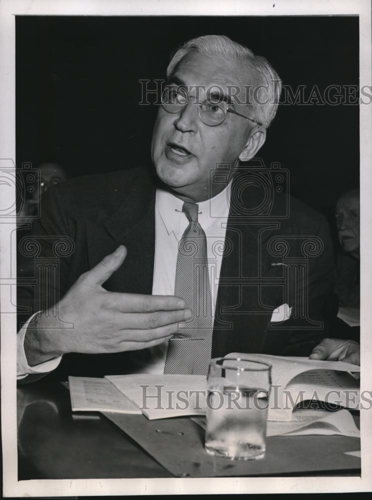 1946 Press Photo Indiana Governor Paul V. McNutt - Historic Images