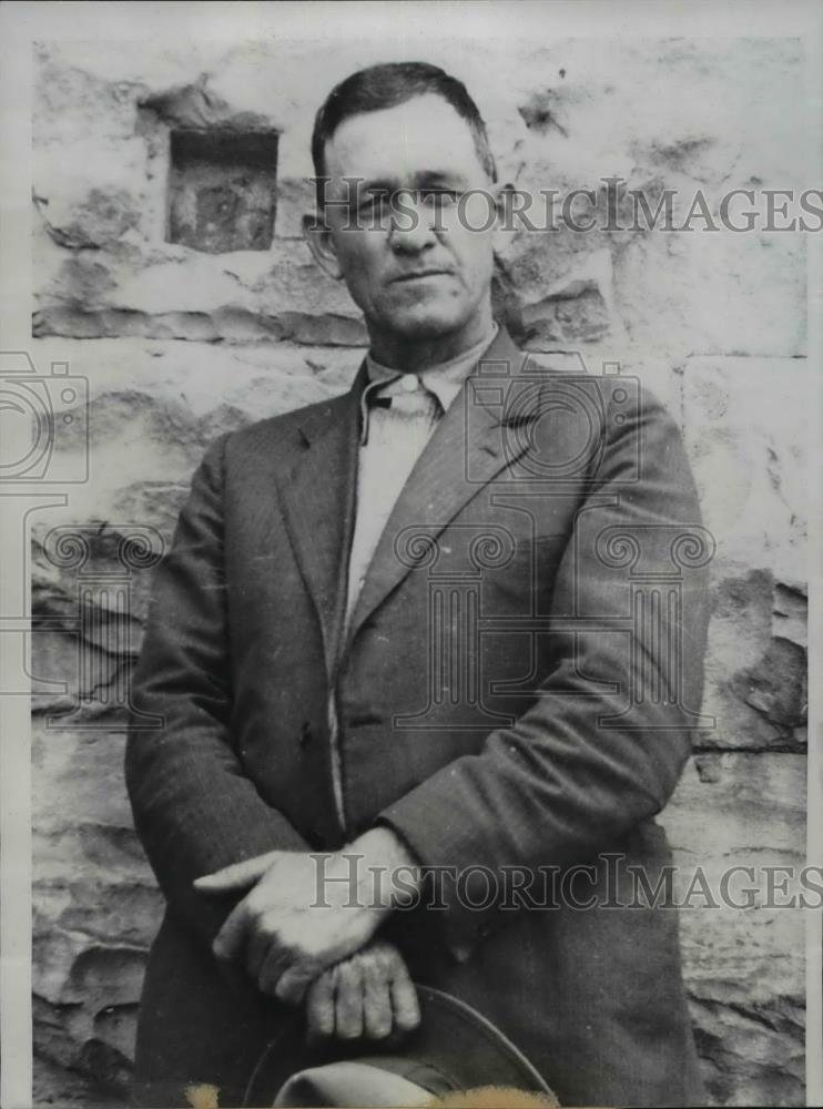 1935 Press Photo Henry Fluff confessed to shooting Henry Mayes - nee00534 - Historic Images