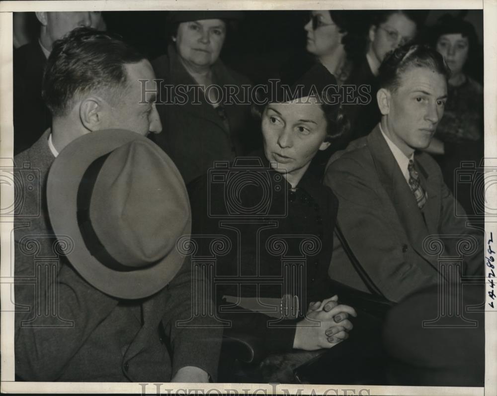 1938 Press Photo Marrene Kimmel, Widow of Murdered John Kimmel - Historic Images