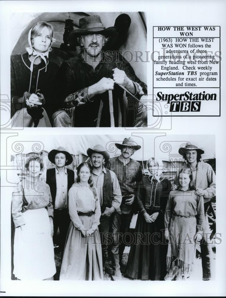 1963 Press Photo Scenes from How the West Was Won - Historic Images