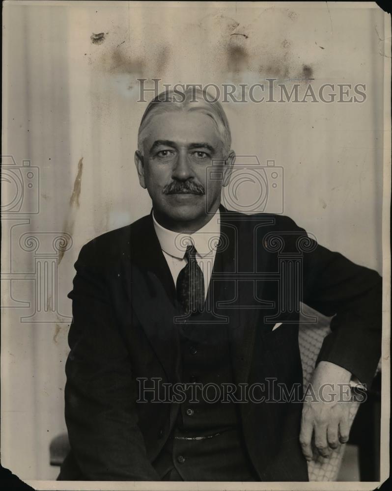 1927 Press Photo Nathan L Miller at Girbam Hotel in Va elections - Historic Images