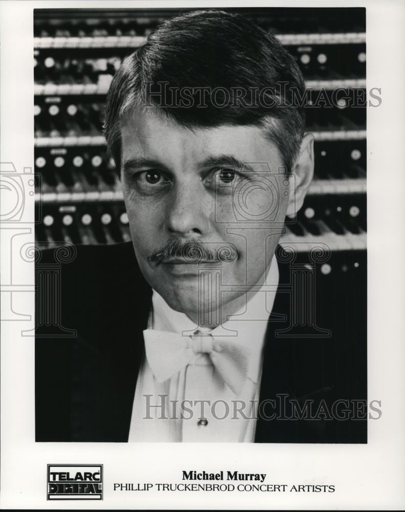 1989 Press Photo Michael Murray Organist - Historic Images