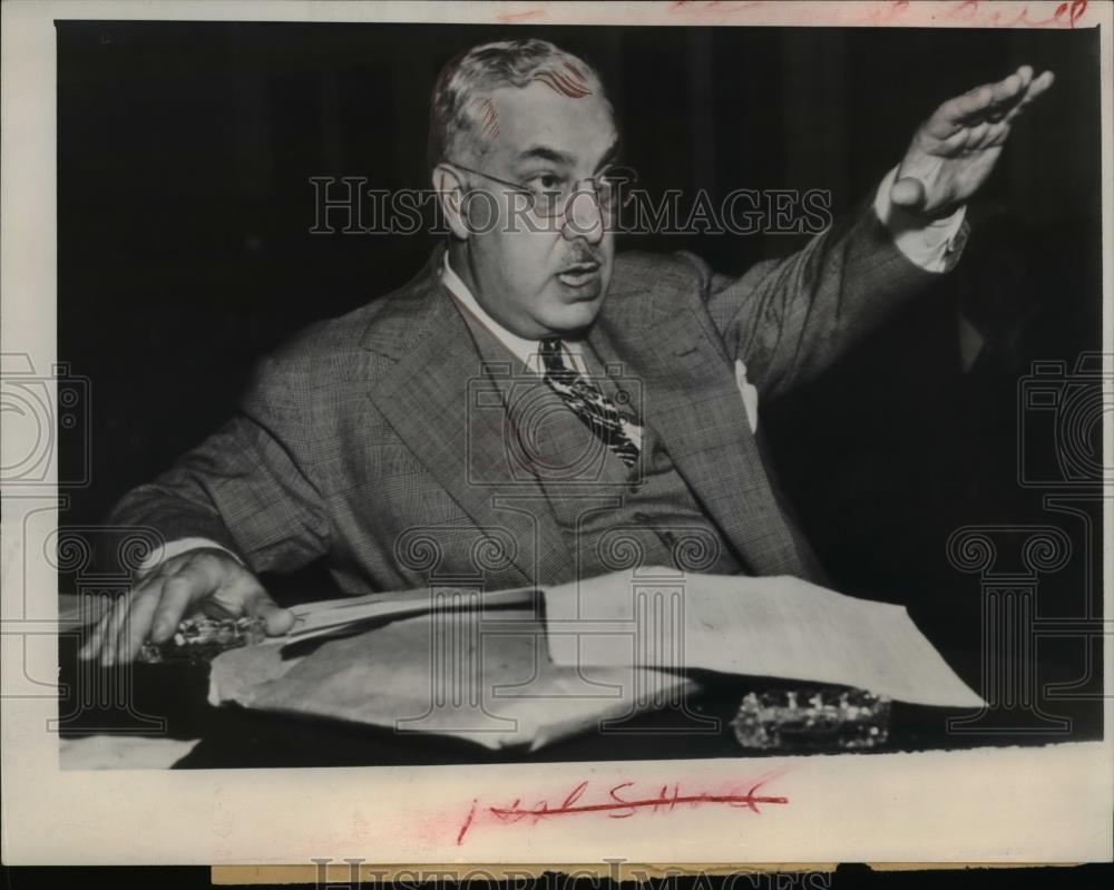 1946 Press Photo Atty. Joseph Padway,challenged the house committee - Historic Images