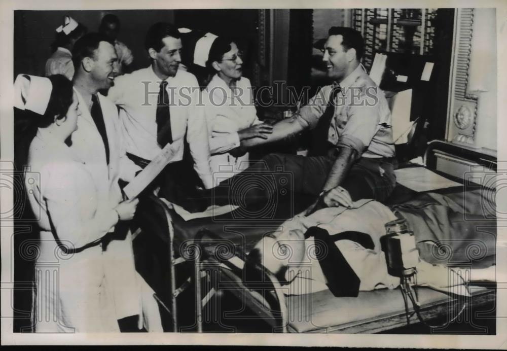 1952 Press Photo Champaign Ill MSgt R Scott,Mrs S Delancey,Z Adkins - Historic Images