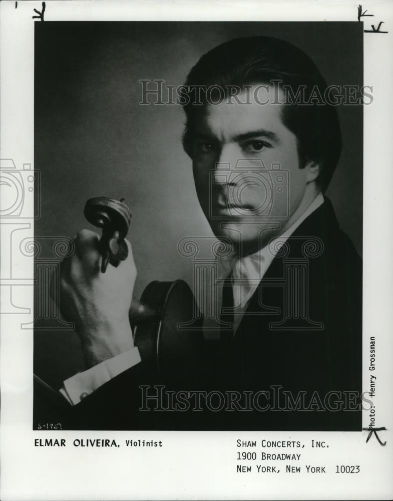 1988 Press Photo Elmar Oliveira American Contemporary Violinist - cvp50373 - Historic Images