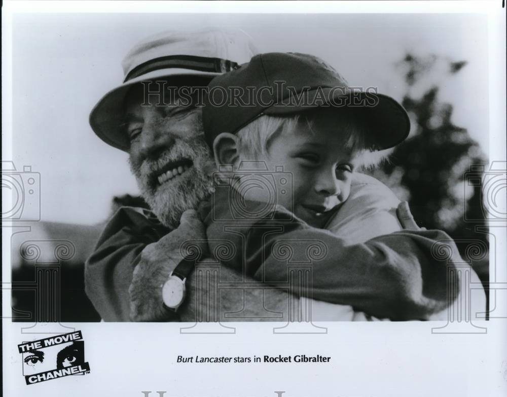 1990 Press Photo Rocket Gibraltor Burt Lancaster - cvp43890 - Historic Images