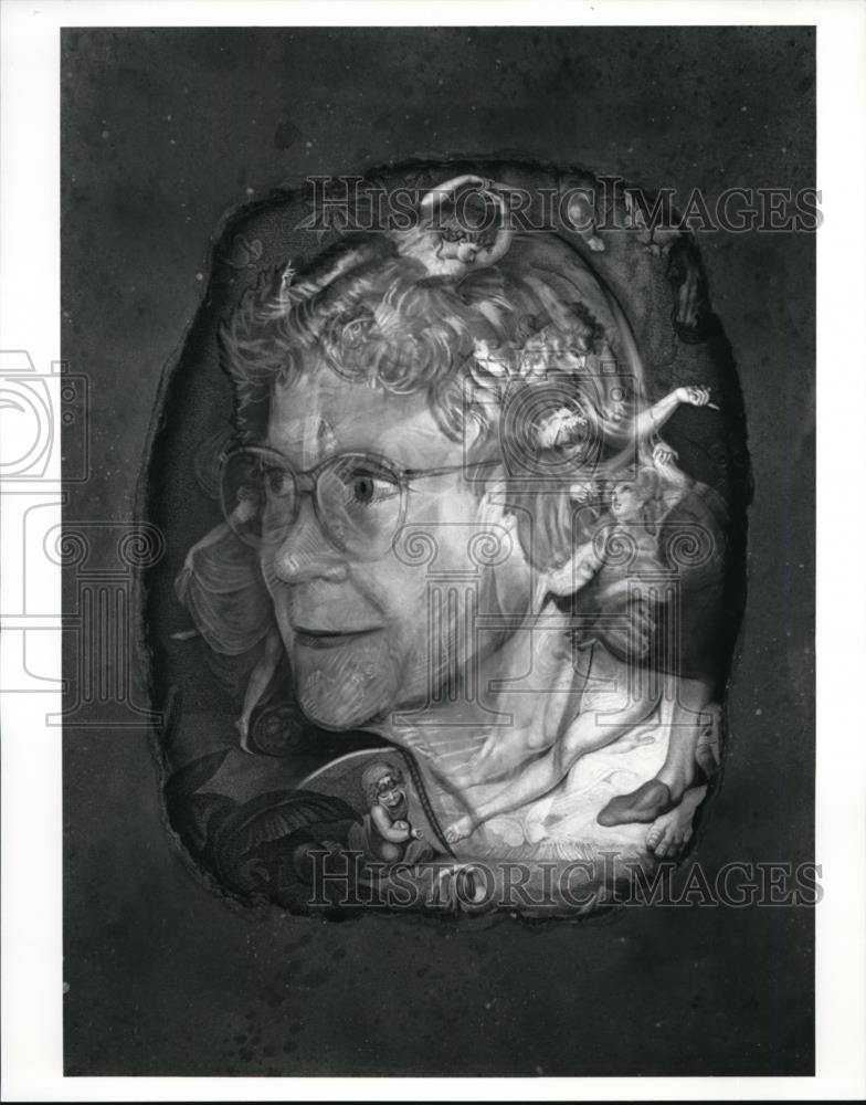 1992 Press Photo The portrait of Ellen by David Saunders - cva53170 - Historic Images