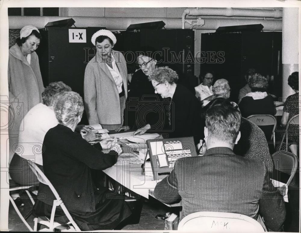 1963 Press Photo Teachers at McKinley School - Historic Images