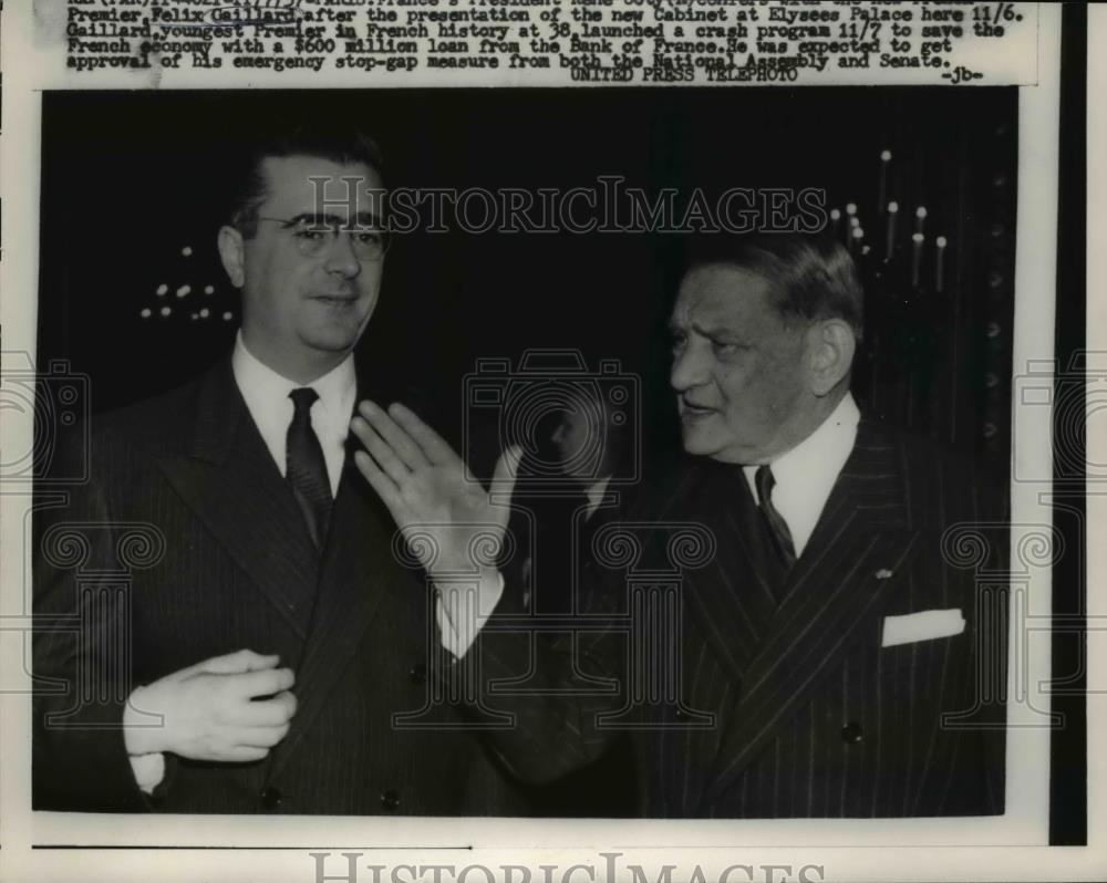 1957 Press Photo Felix Gallard - Historic Images