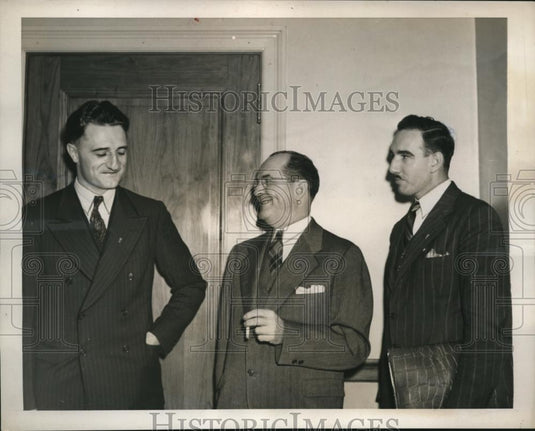 1940 Press Photo of Bund leaders at Dies Committee hearing on subversive acts. - Historic Images