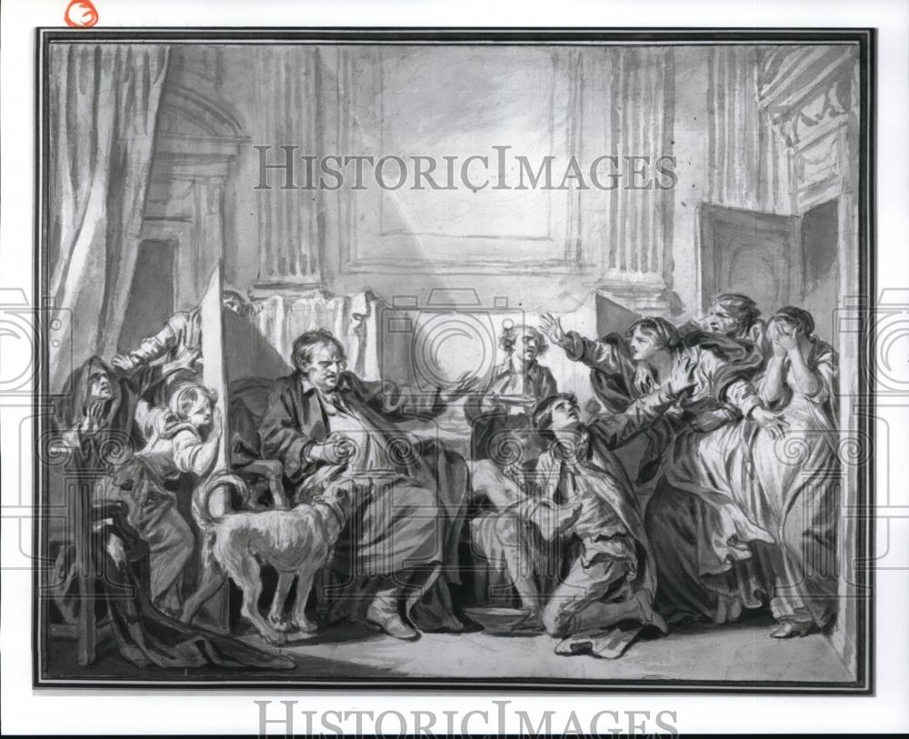 1994 Press Photo The Guilty and Repentant Daughter by Jean-Baptiste Greuze - Historic Images
