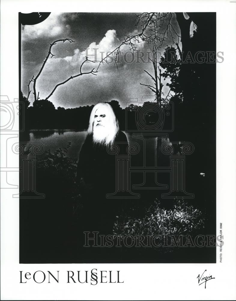 1992 Press Photo Leon Russell Folk Country Singer Songwriter and Musician - Historic Images