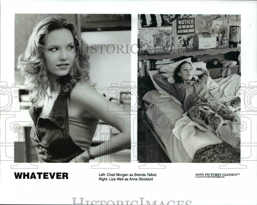 1998 Press Photo Chad Morgan and Liza Well star in Whatever - cvp44741 - Historic Images