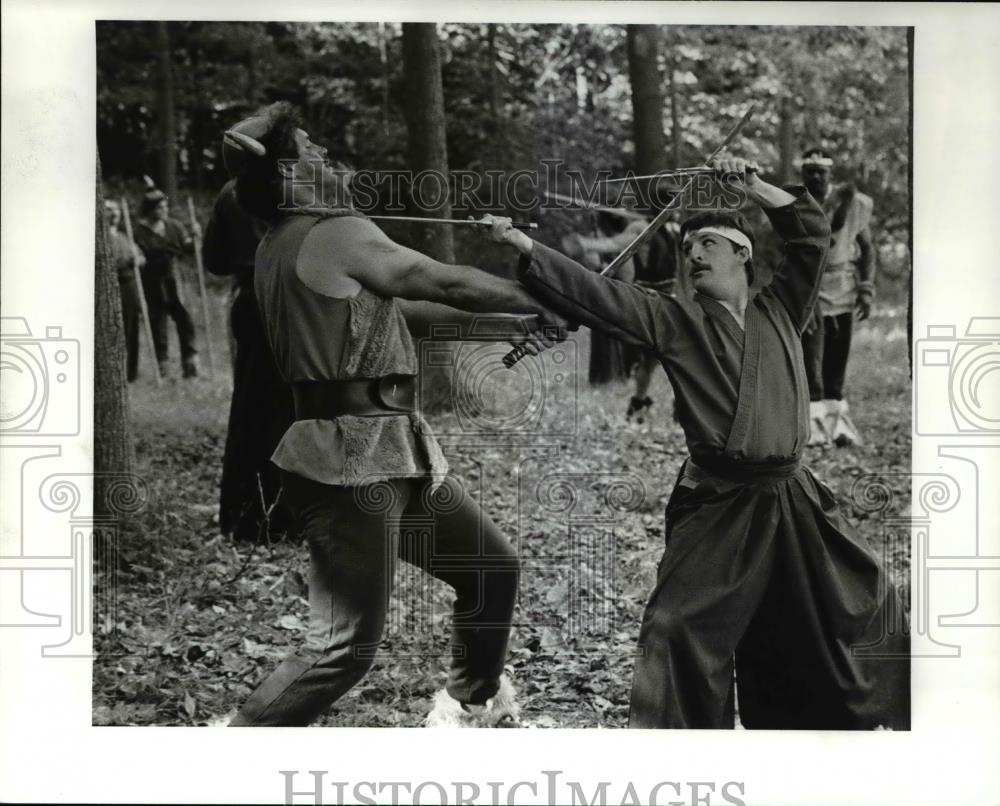 1986 Press Photo Scene from Masters of the Gridiron - cvp70101 - Historic Images