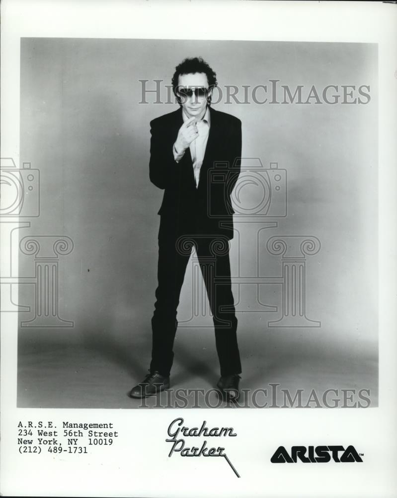 1983 Press Photo Singer Graham Parker - cvp49697 - Historic Images