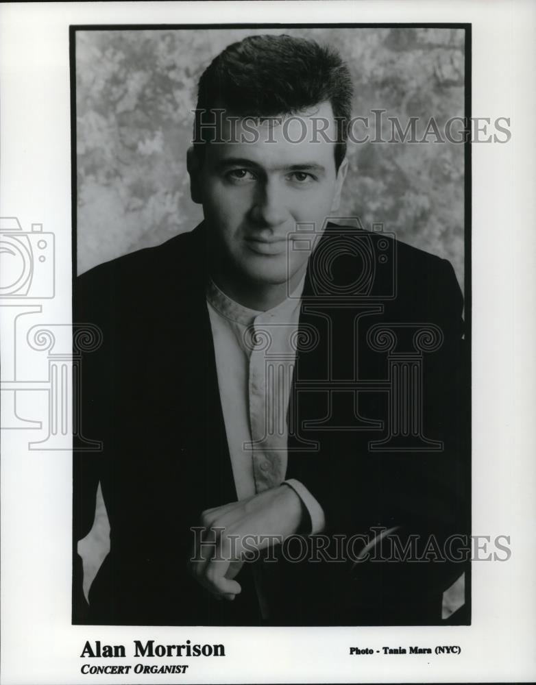 1999 Press Photo Alan Morrison Concert Organist - cvp47330 - Historic Images