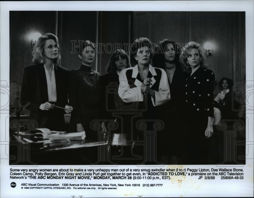 1988 Press Photo TV Program Addicted to Love - cvp55527 - Historic Images