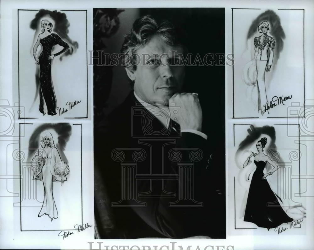 1985 Press Photo Nolan Miller Hollywood Wives - cvp56011 - Historic Images