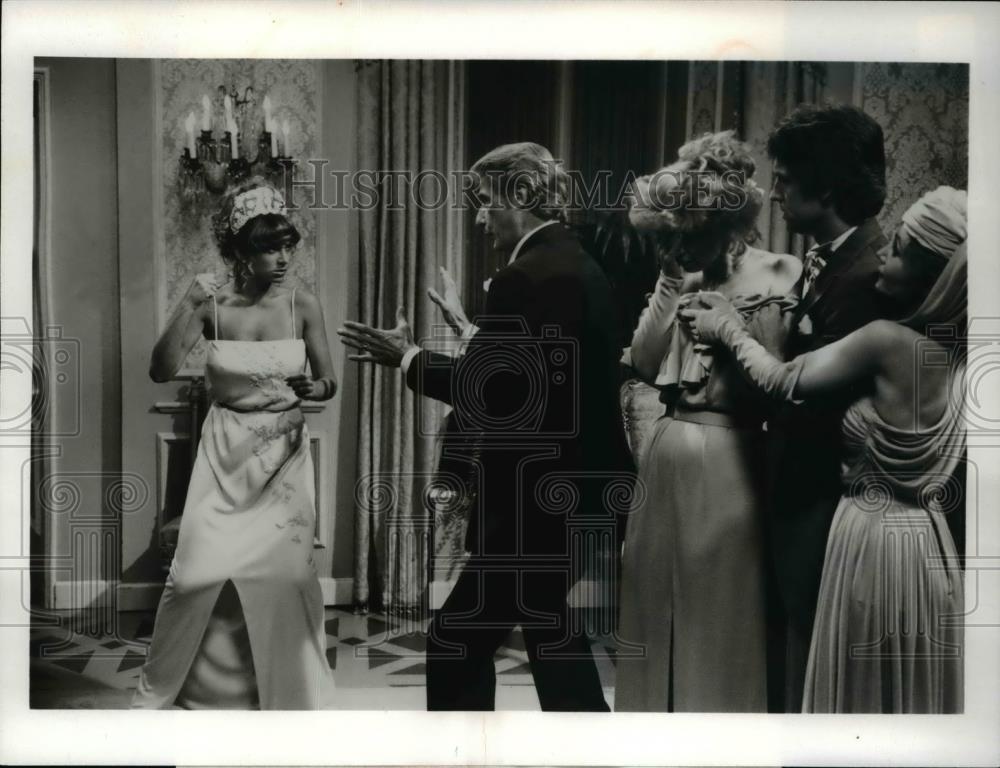 1978 Press Photo Dinah Manoff Richard Mulligan Catheryn Damon Ted Wass in Soap - Historic Images