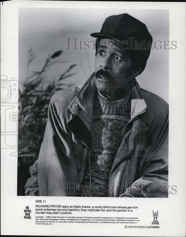 1991 Press Photo Richard Pryor See No Evil Hear No Evil - cvp58092 - Historic Images