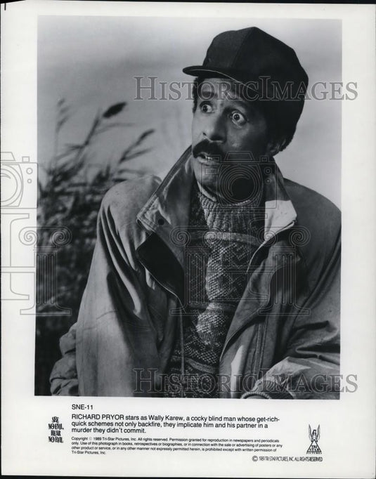 1991 Press Photo Richard Pryor See No Evil Hear No Evil - cvp58092 - Historic Images