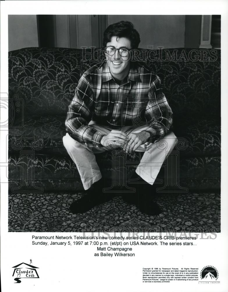 1997 Press Photo Matt Champagne Claude's Crib - cvp43600 - Historic Images