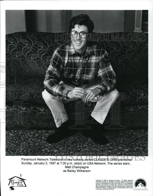 1997 Press Photo Matt Champagne Claude's Crib - cvp43600 - Historic Images