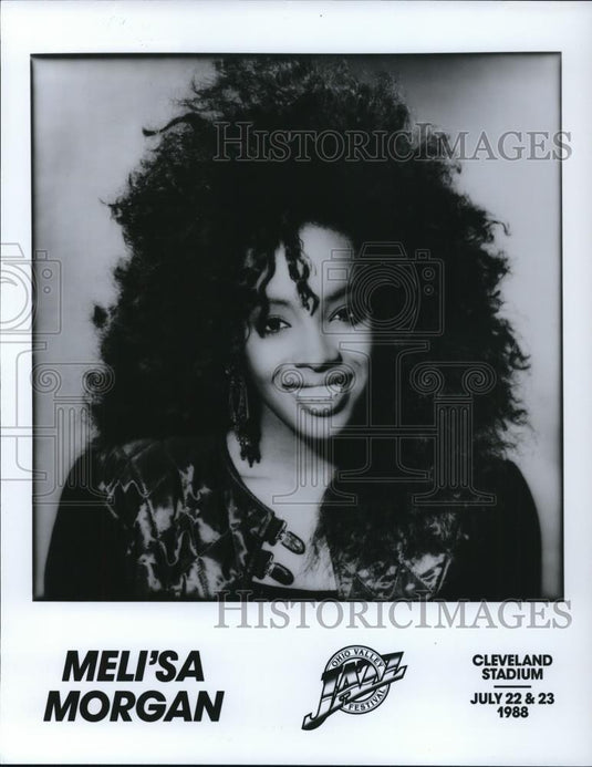 1986 Press Photo Mel'isa Morgan - Historic Images