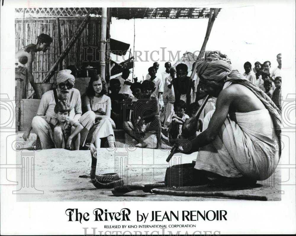 1989 Press Photo Snake Charmer scene from The River movie by Jean Renoir - Historic Images