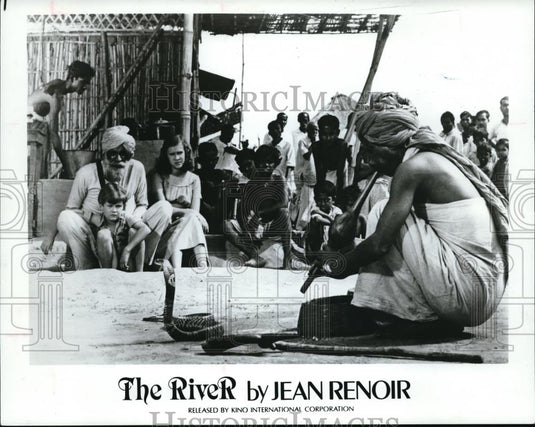 1989 Press Photo Snake Charmer scene from The River movie by Jean Renoir - Historic Images