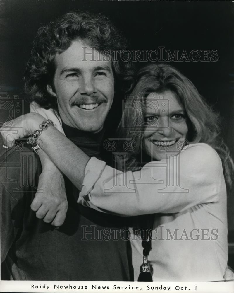 1972 Press Photo Peter Link and Melina Mercouri - Historic Images