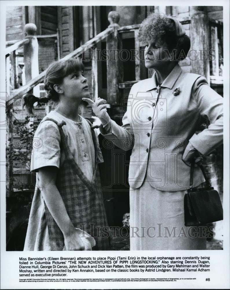 1987 Press Photo Eileen Brennan Tami Erin Pippi Longstocking - cvp51923 - Historic Images