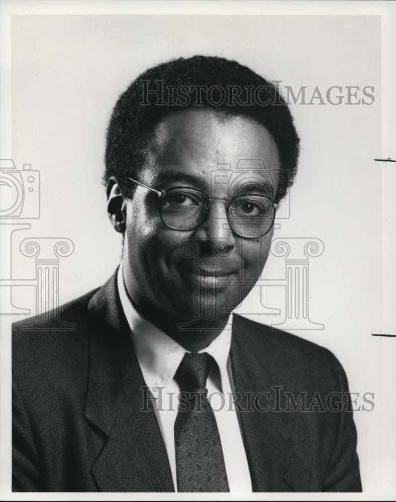 1989 Press Photo Clarence Page Chicago Tribune - cvp50474 - Historic Images