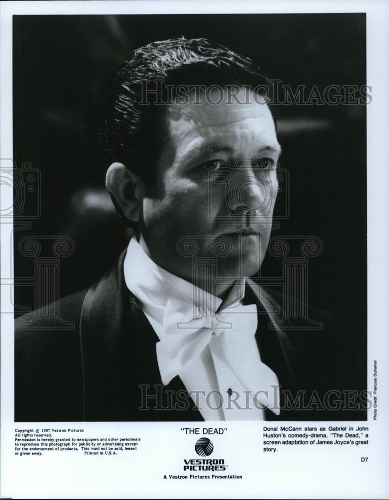 1988 Press Photo Donal McCann in &quot;The Dead&quot; - Historic Images