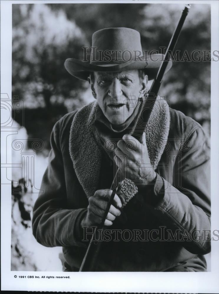 1991 Press Photo TV Program Gunsmoke III: To the Last Man - cvp58005 - Historic Images