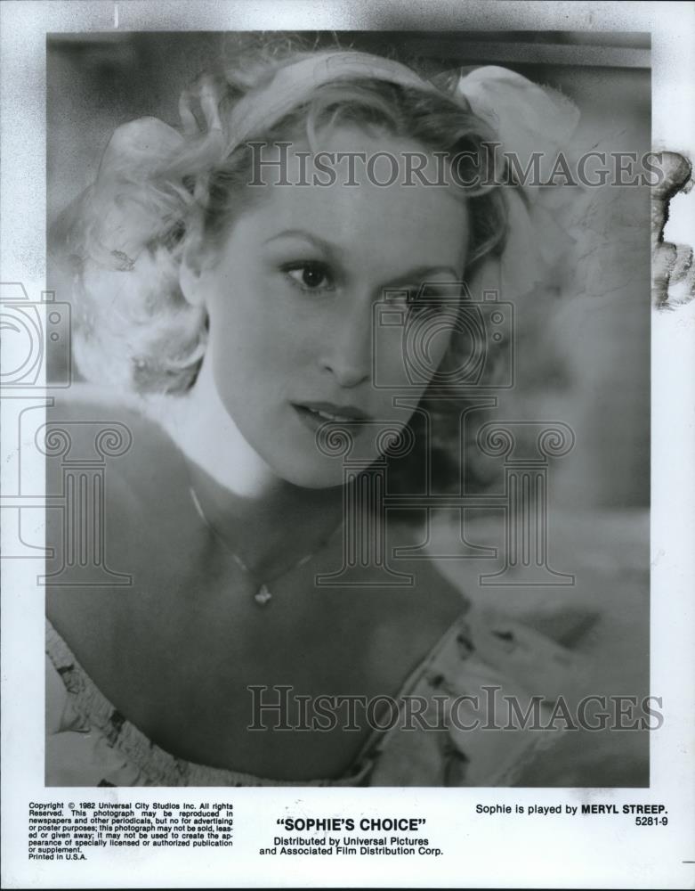 1983 Press Photo Movie Sohpie's Choice - cvp72662 - Historic Images