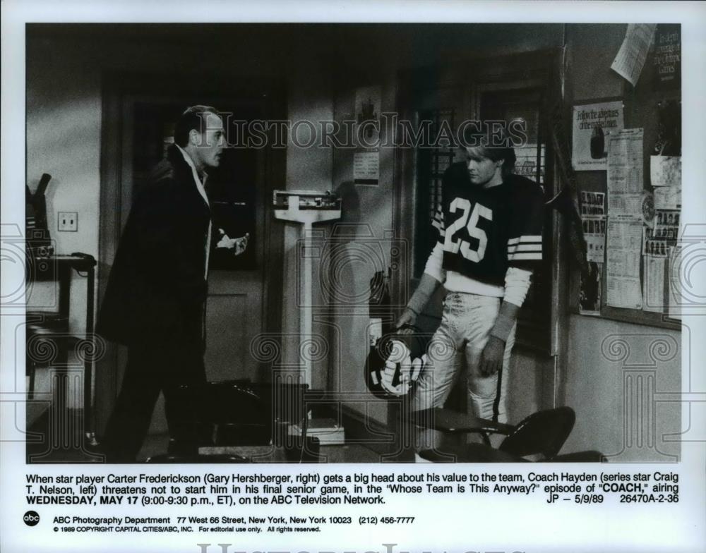 1989 Press Photo TV Series Coach - cvp55773 - Historic Images