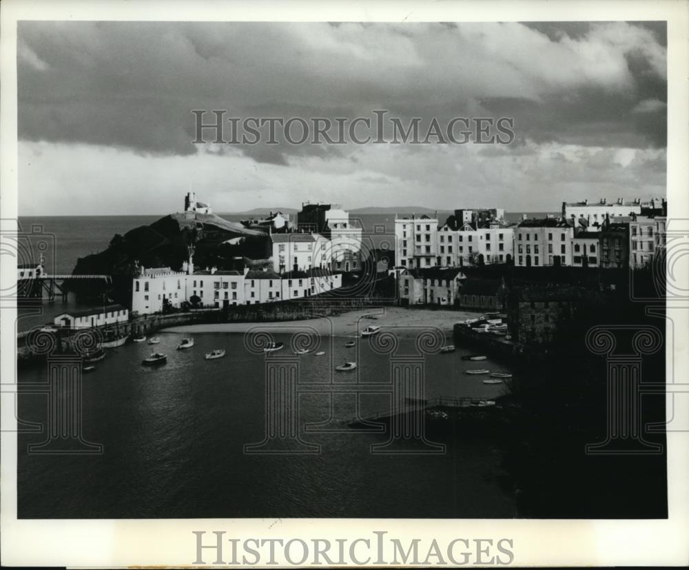 1979 Press Photo Little England beyond Wales, Tenby, in Pembrokeshire, Wales, - Historic Images