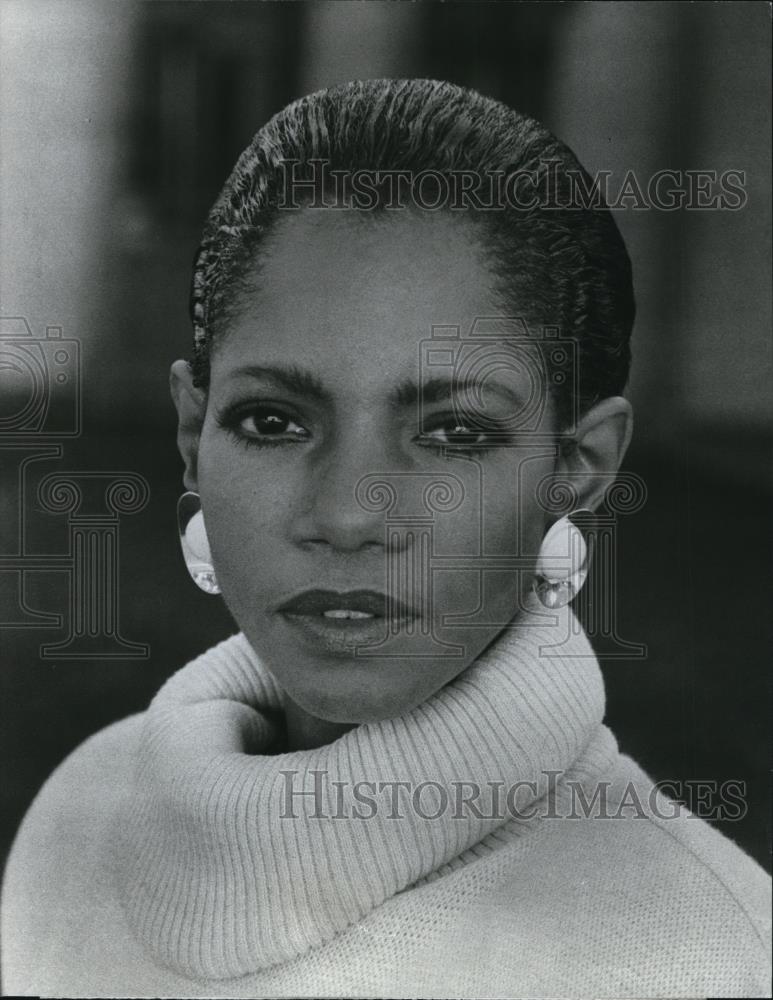 1987 Press Photo Melba Moore Falcon Crest - Historic Images