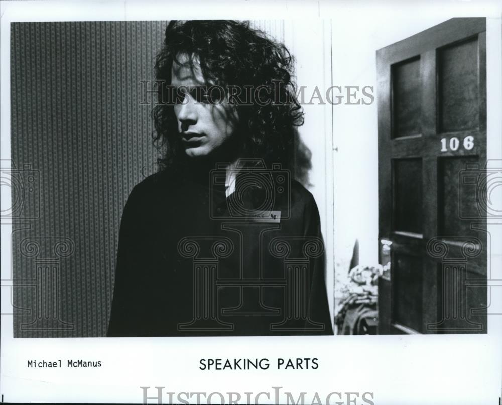 1990 Press Photo Michael McManus in Speaking Parts - Historic Images