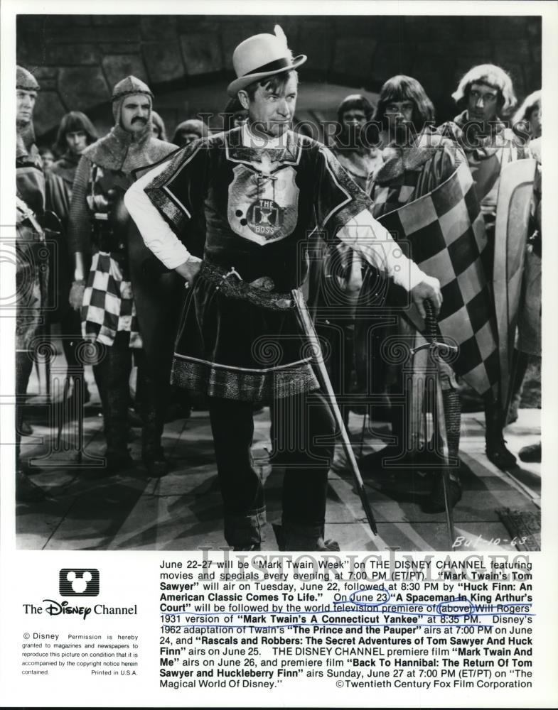 Undated Press Photo Scene from Mark Twain's A Connected Yankee - Historic Images