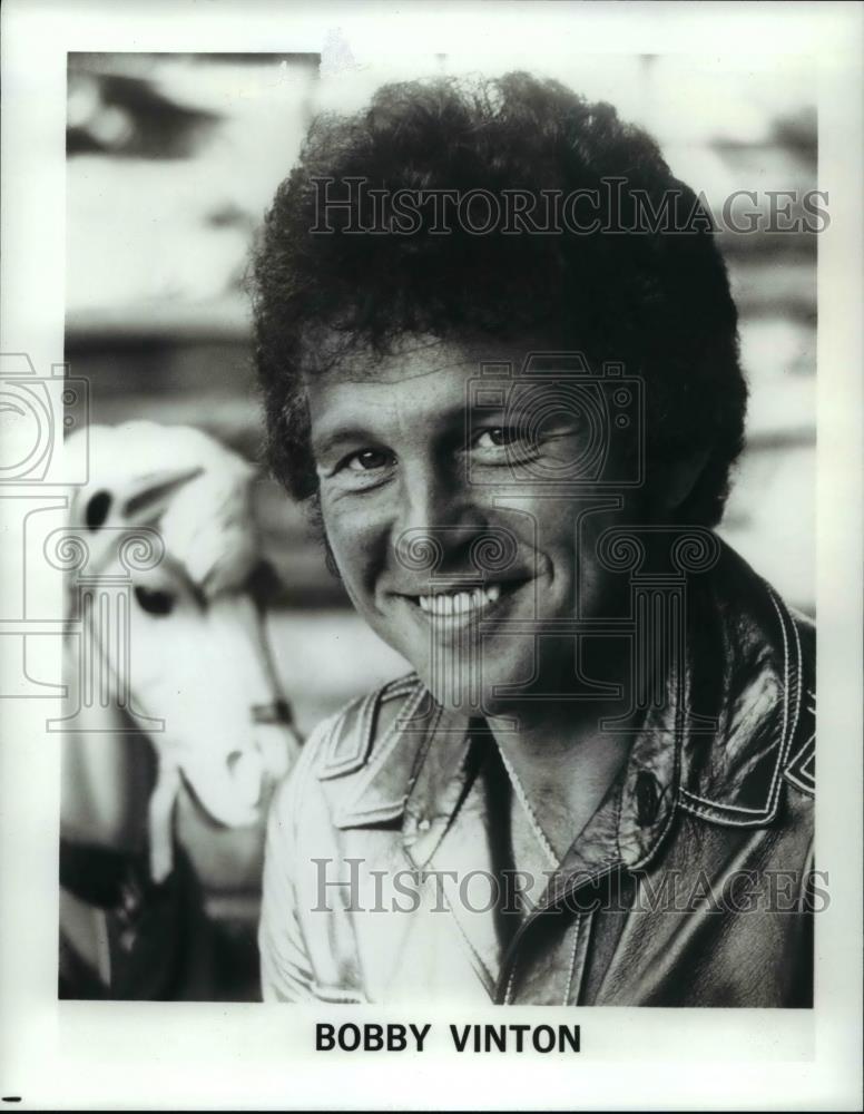 Press Photo Singer Bobby Vinton - Historic Images