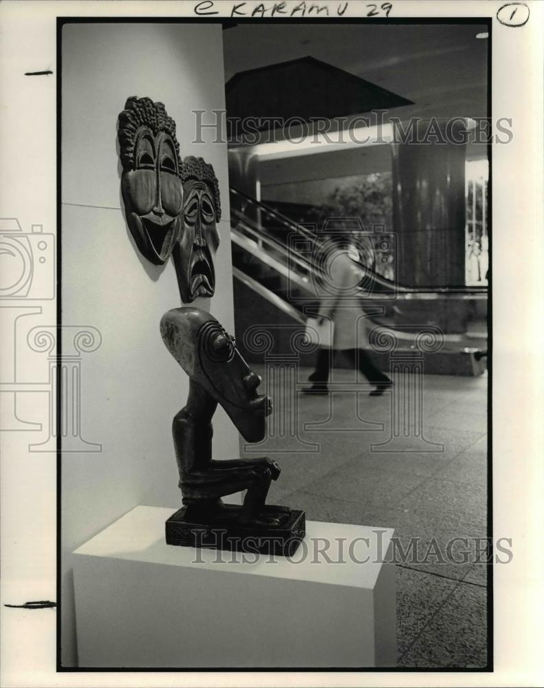 1987 Press Photo Sculptures by Jimoko - cva60068 - Historic Images